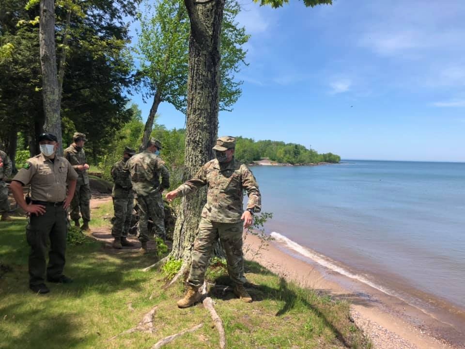 Michigan National Guard and Department of Natural Resources jointly host Distinguished Visitors Day to showcase infrastructure improvements at Porcupine Mountains Wilderness State Park in Ontonagon County