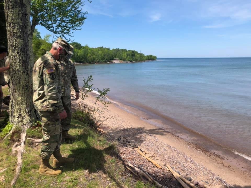 Michigan National Guard and Department of Natural Resources jointly host Distinguished Visitors Day to showcase infrastructure improvements at Porcupine Mountains Wilderness State Park in Ontonagon County
