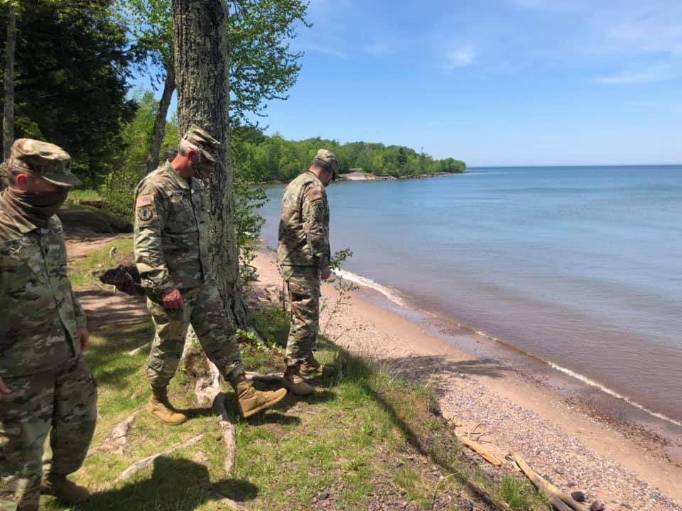 Michigan National Guard and Department of Natural Resources jointly host Distinguished Visitors Day to showcase infrastructure improvements at Porcupine Mountains Wilderness State Park in Ontonagon County