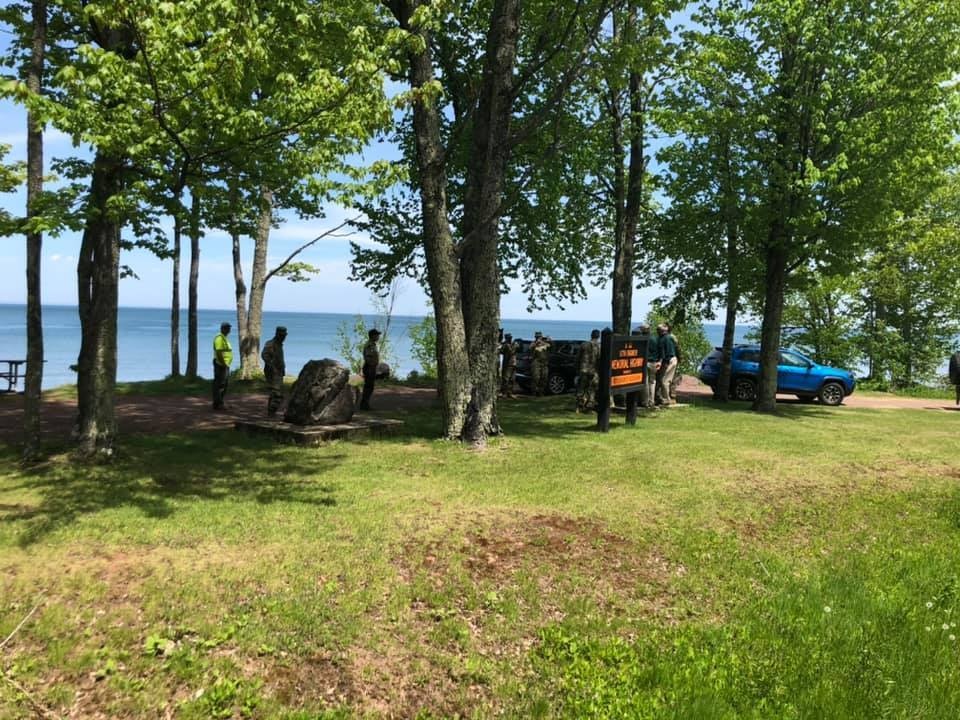 Michigan National Guard and Department of Natural Resources jointly host Distinguished Visitors Day to showcase infrastructure improvements at Porcupine Mountains Wilderness State Park in Ontonagon County