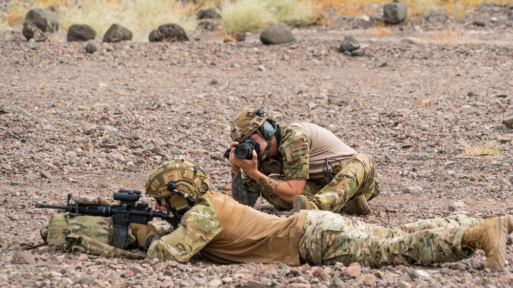 Combat Camera documents Task Force Guardian at firing range