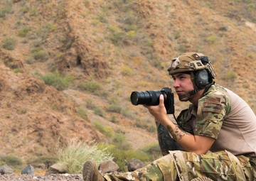 Combat Camera documents training at firing range