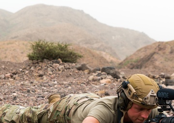 Combat Camera documents training at firing range