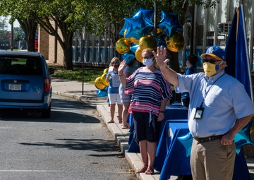 Kindergarten and 5th Grade classes celebrate move up day