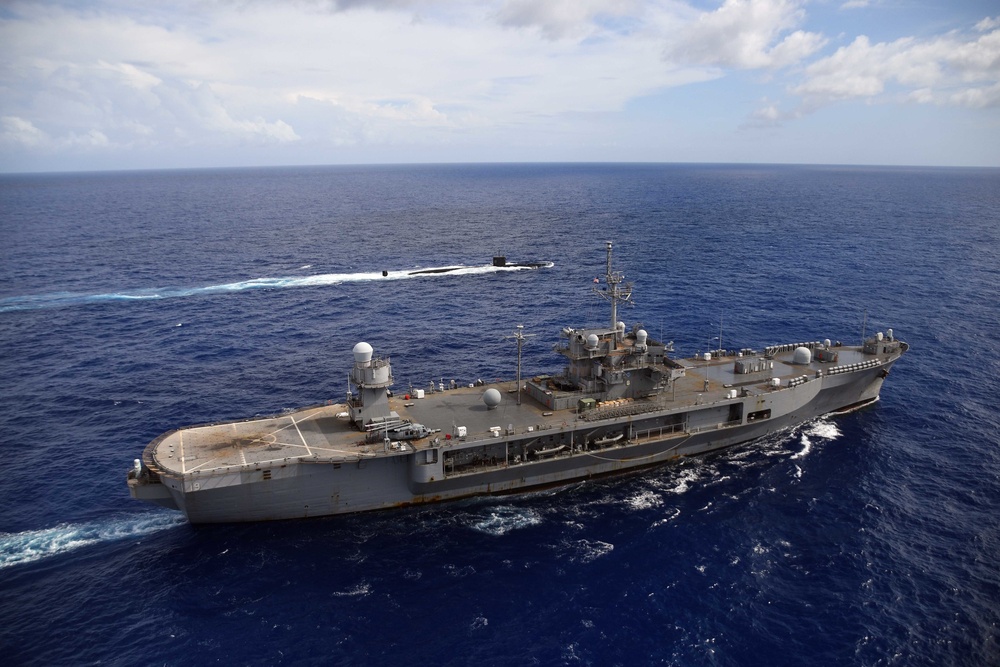 USS Blue Ridge conducts SUBFAM