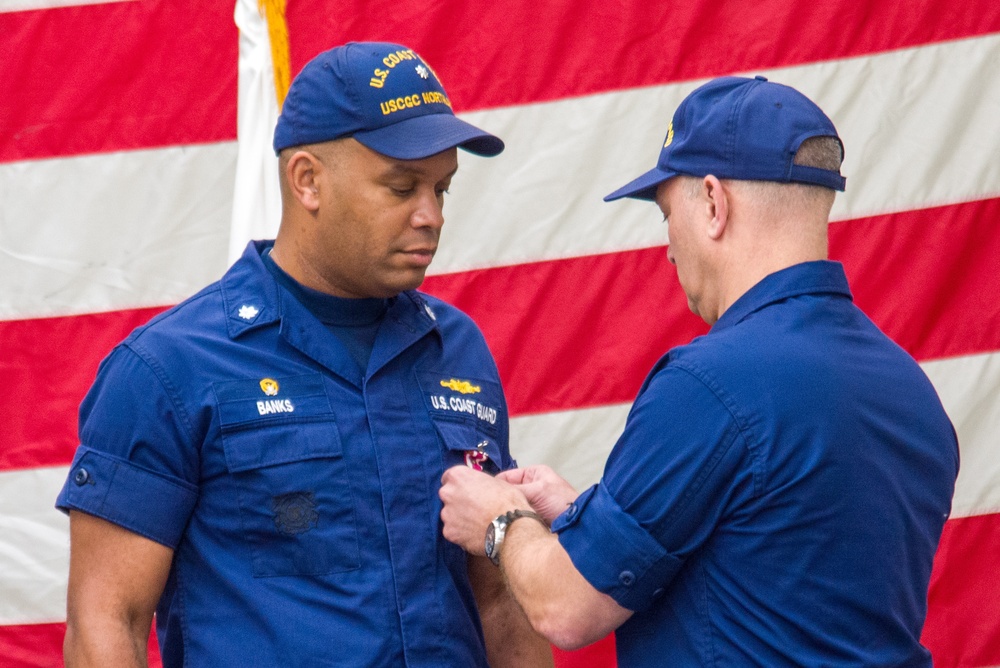 Coast Guard Cutter Northland holds change-of-command ceremony in Portsmouth, Virginia