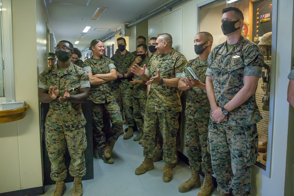 31st MEU Marines, Sailors celebrate 122nd Hospital Corpsman birthday