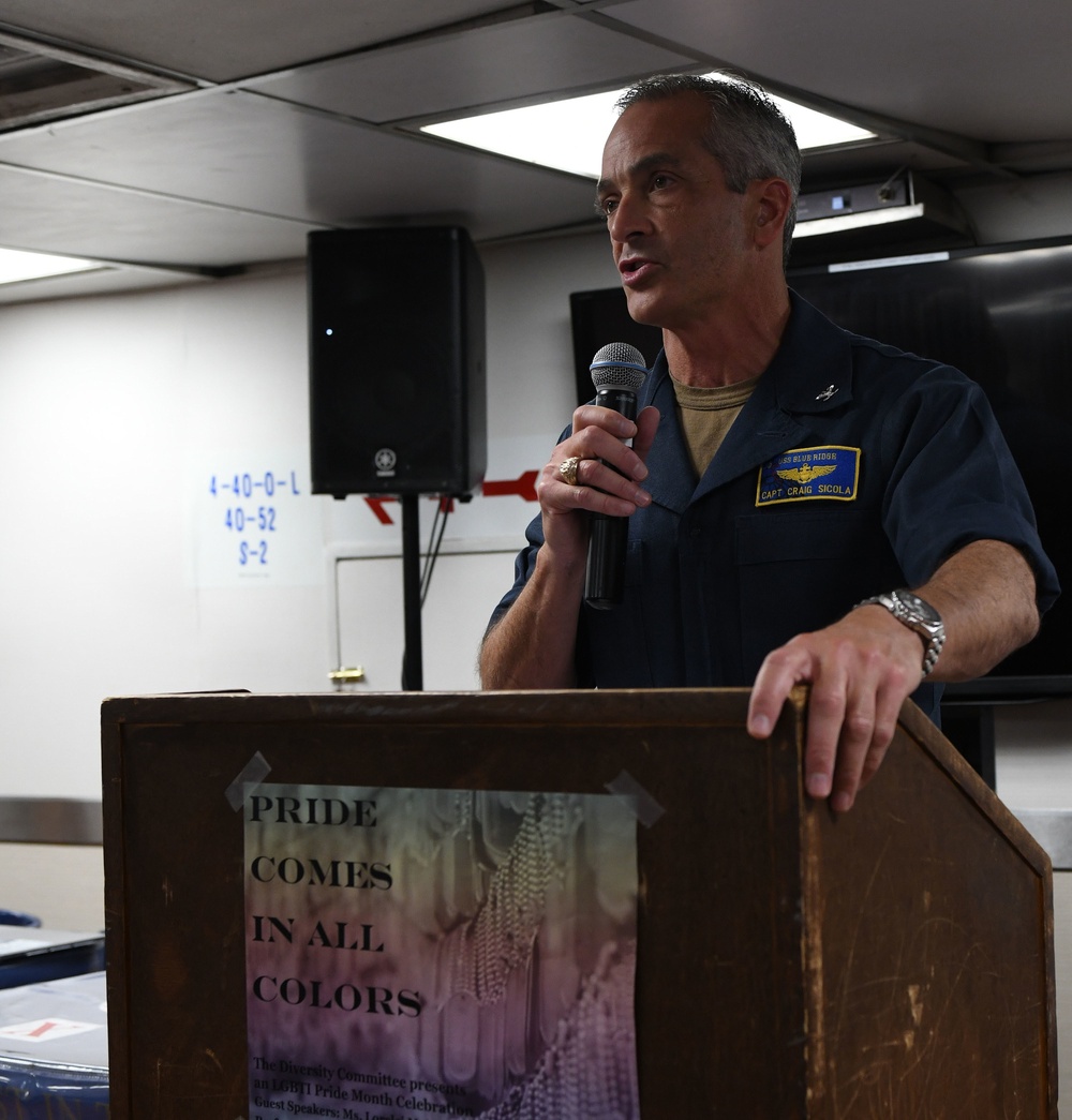 USS Blue Ridge Holds LGBT Recognition