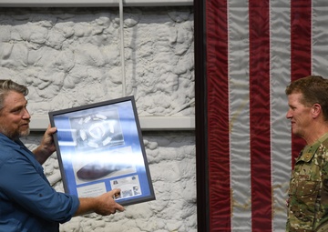 Beret Flown in Space for Retiring PJ