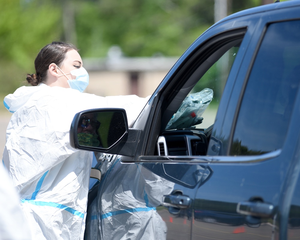 Michigan National Guard conducts COVID-19 testing in Marquette
