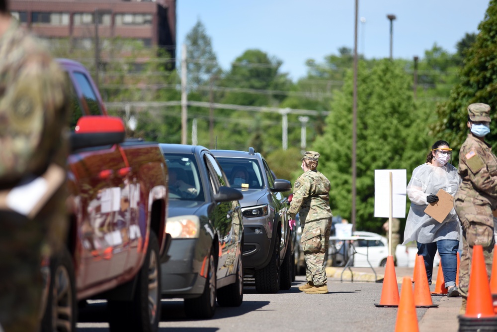 Michigan National Guard conducts COVID-19 testing in Marquette