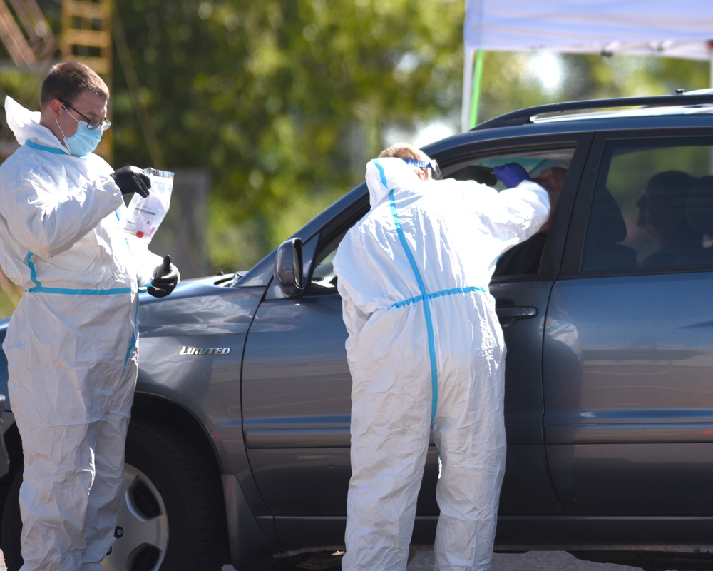 Michigan National Guard conducts COVID-19 testing in Marquette