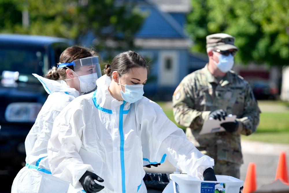 Michigan National Guard conducts COVID-19 testing in Marquette
