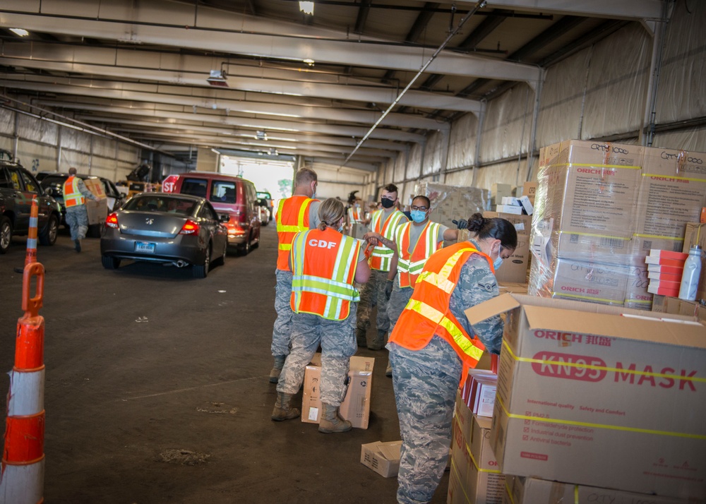 Connecticut National Guard assists PPE distribution