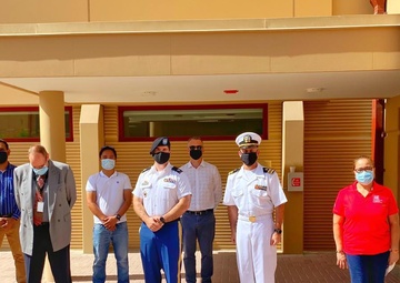 NSA Bahrain Cuts Ribbon on new USACE Built Medical Facility