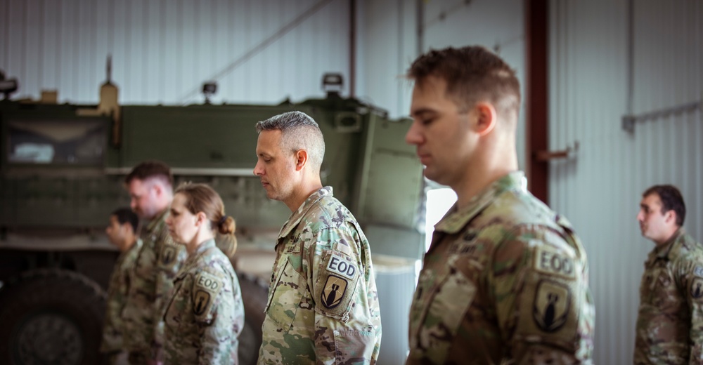 745th Explosive Ordnance Disposal conducts Deployment Ceremony