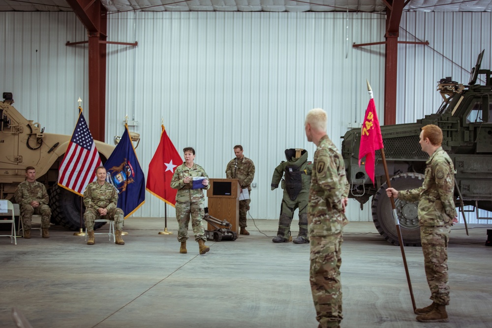 745th Explosive Ordnance Disposal conducts Deployment Ceremony