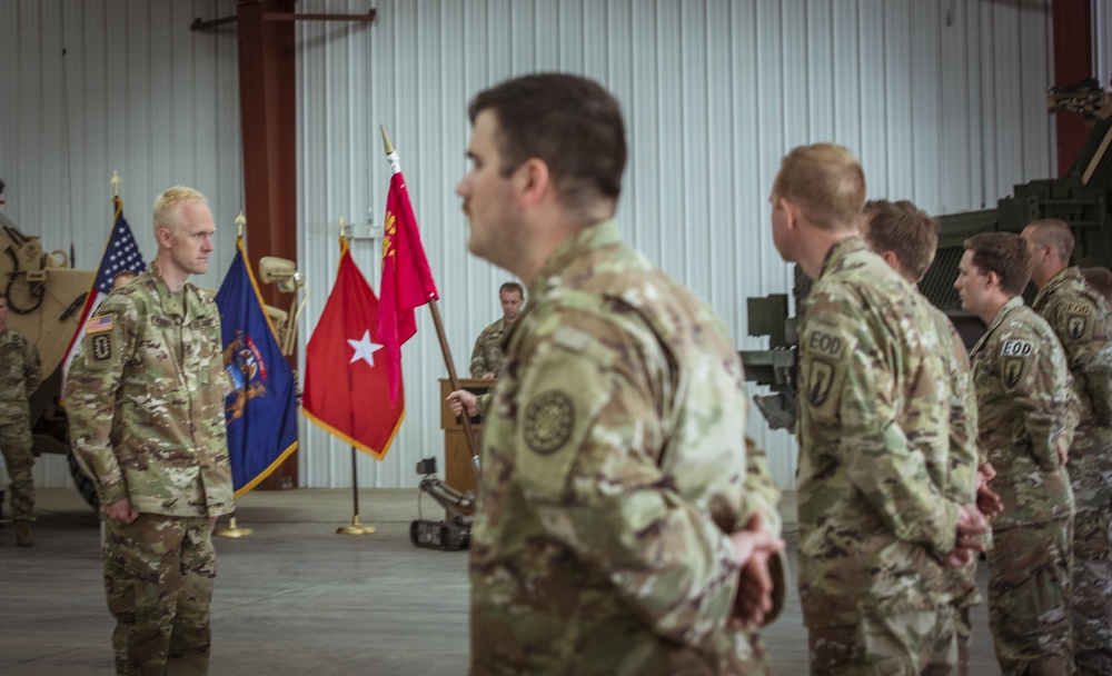 745th Explosive Ordnance Disposal conducts Deployment Ceremony