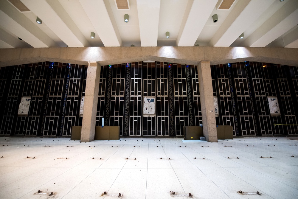 U.S. Air Force Academy Cadet Chapel Renovations Progress June 2020