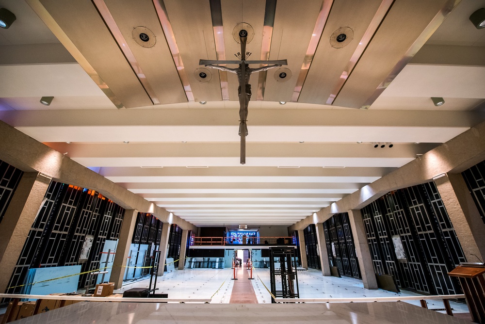 U.S. Air Force Academy Cadet Chapel Renovations Progress June 2020