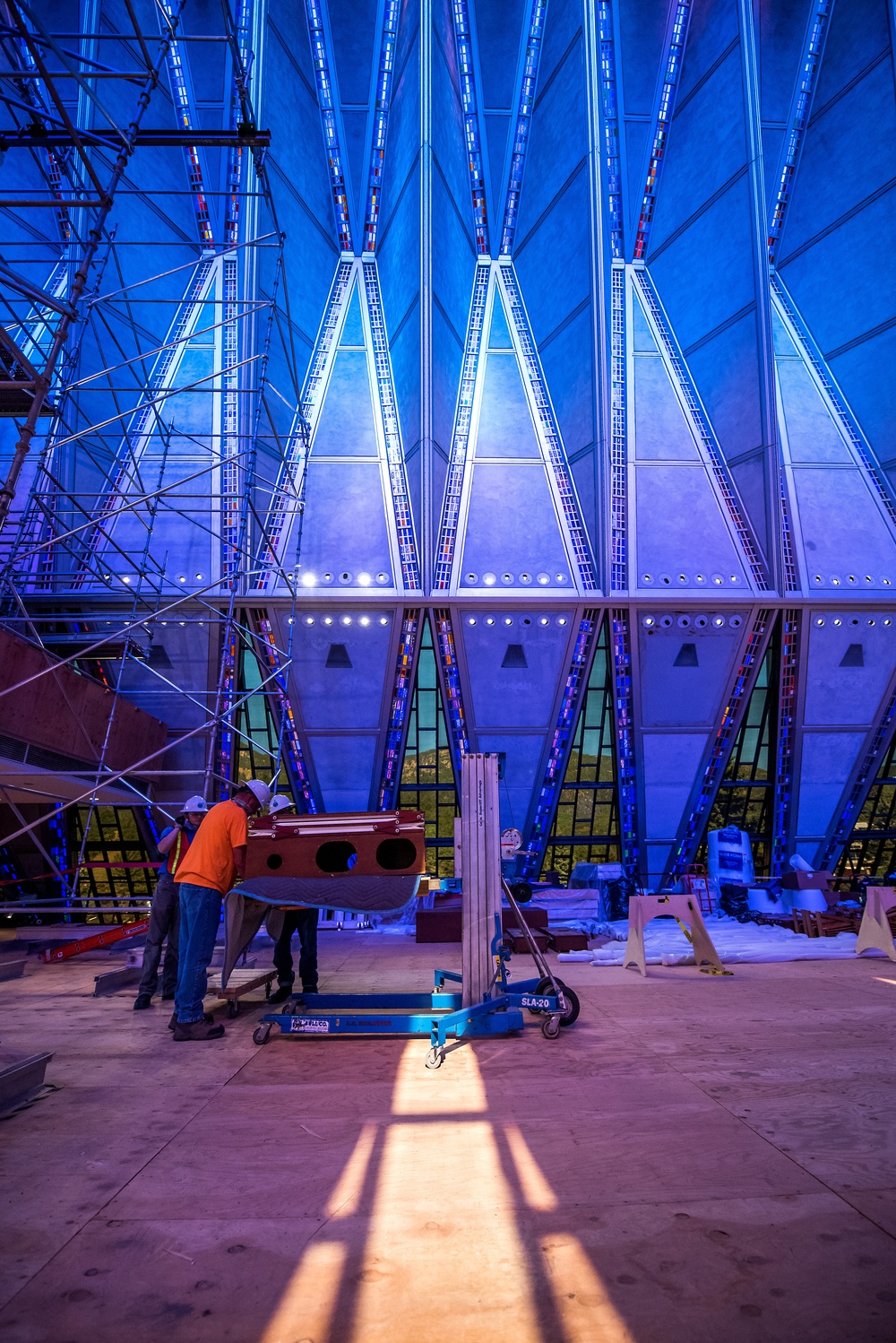 U.S. Air Force Academy Cadet Chapel Renovations Progress June 2020