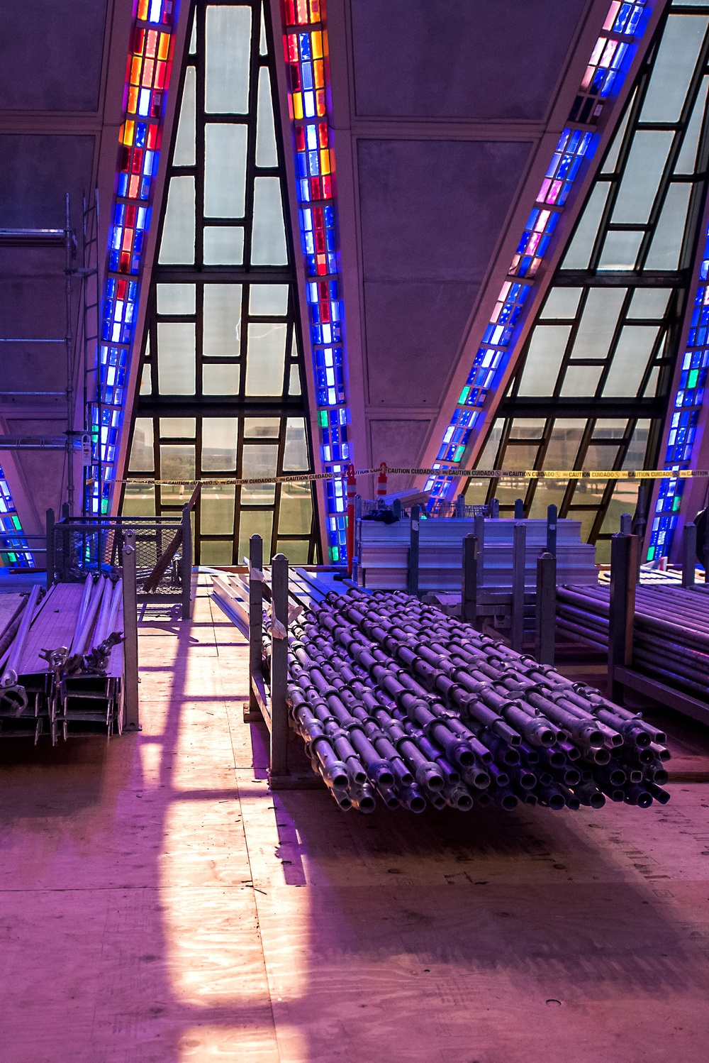 U.S. Air Force Academy Cadet Chapel Renovations Progress June 2020