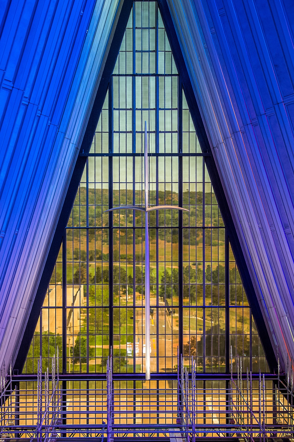 U.S. Air Force Academy Cadet Chapel Renovations Progress June 2020