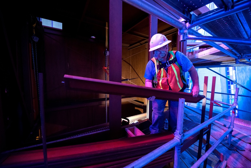 U.S. Air Force Academy Cadet Chapel Renovations Progress June 2020