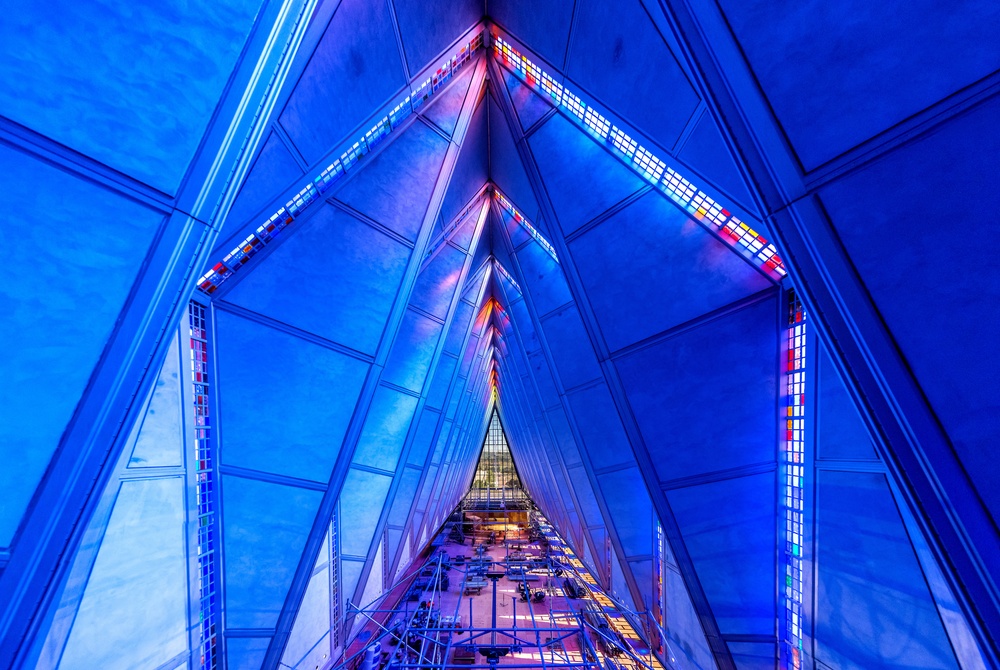 U.S. Air Force Academy Cadet Chapel Renovations Progress June 2020