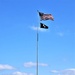 American Flag and Fort McCoy