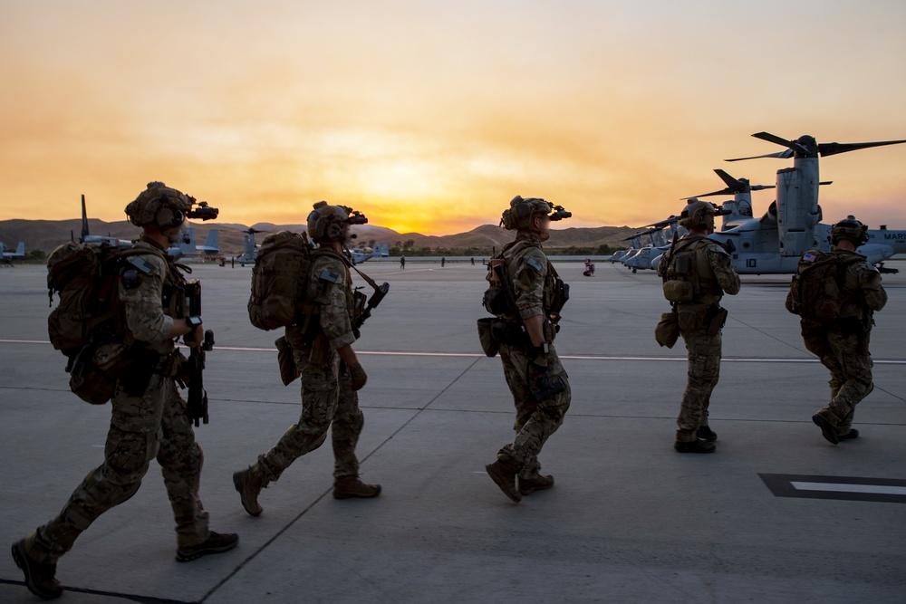 MARSOC Conducts raid on Camp Roberts