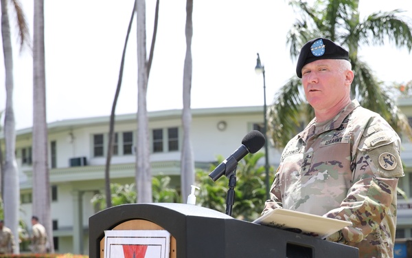 8th Theater Sustainment Command Change of Command Ceremony