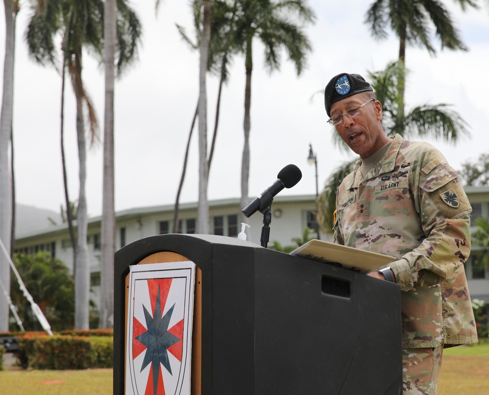 8th Theater Sustainment Command Change of Command Ceremony