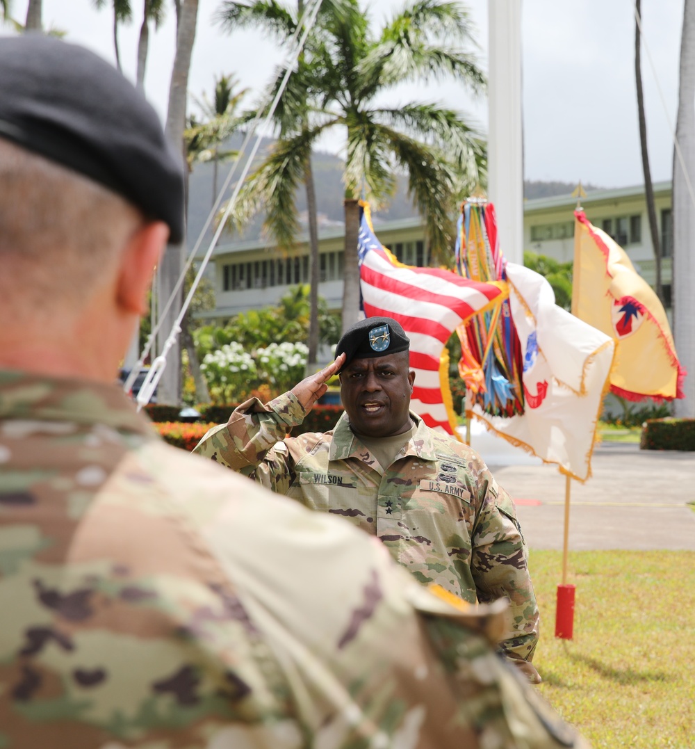 8th Theater Sustainment Command Change of Command Ceremony