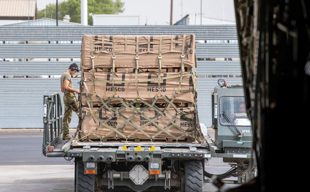 75th EAS delivers supplies to outpost in Kenya