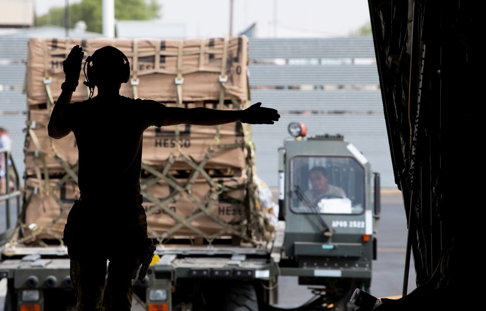 75th EAS delivers supplies to outpost in Kenya