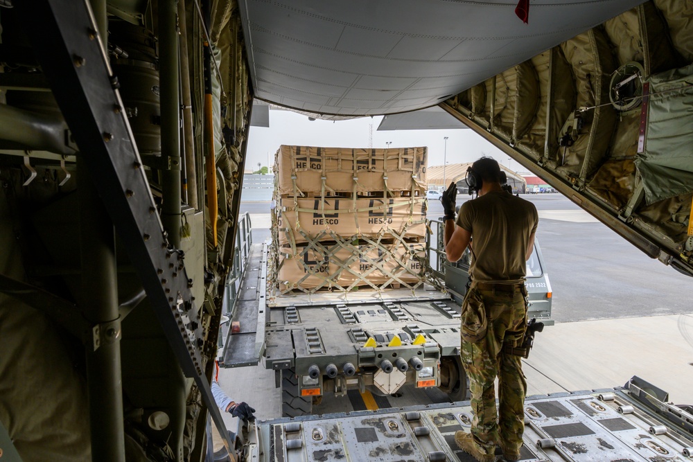 75th EAS delivers supplies to outpost in Kenya