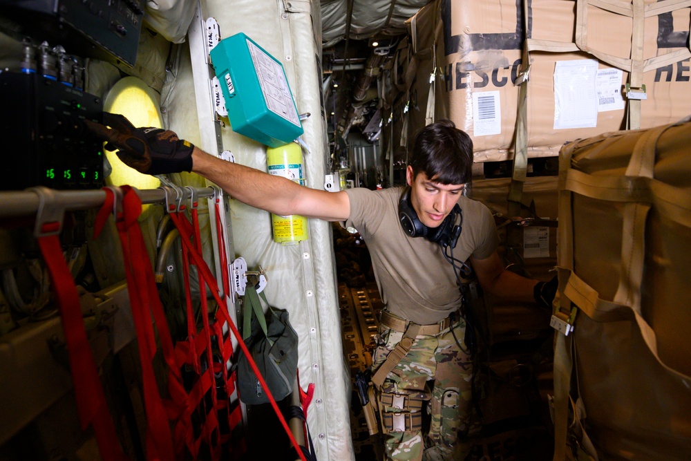 75th EAS delivers supplies to outpost in Kenya