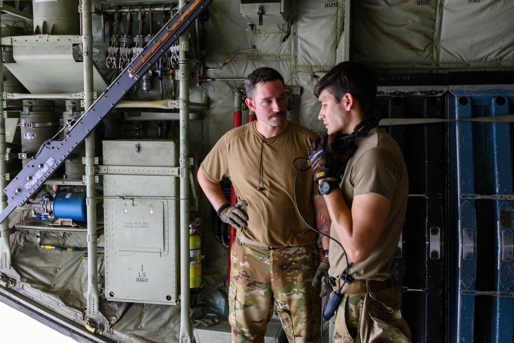 75th EAS delivers supplies to outpost in Kenya