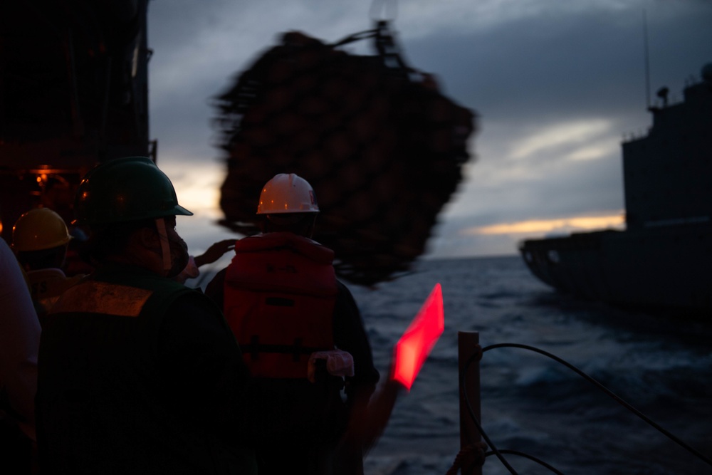 USS Princeton, USNS Yukon conduct RAS