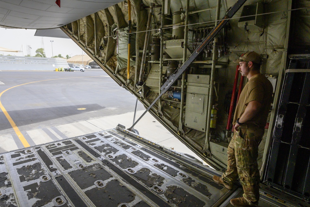 75th EAS delivers supplies to outpost in Kenya