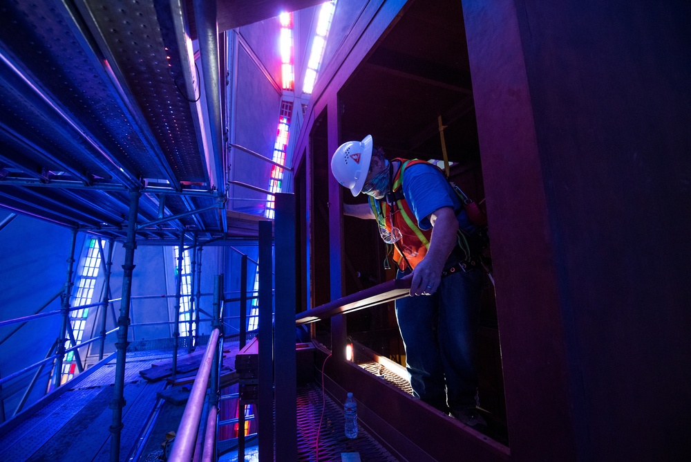 U.S. Air Force Academy Cadet Chapel Renovations Progress June 2020