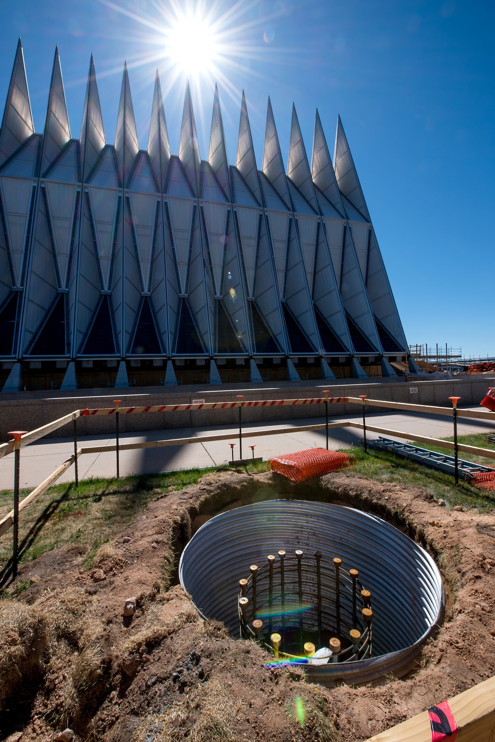 U.S. Air Force Academy Cadet Chapel Renovations Progress June 2020