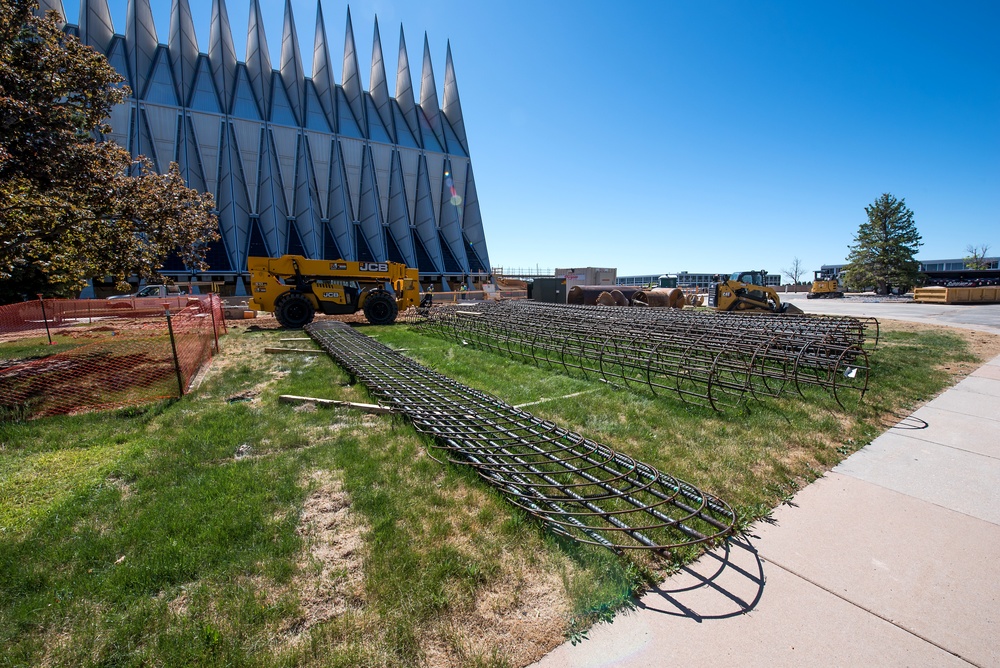 U.S. Air Force Academy Cadet Chapel Renovations Progress June 2020