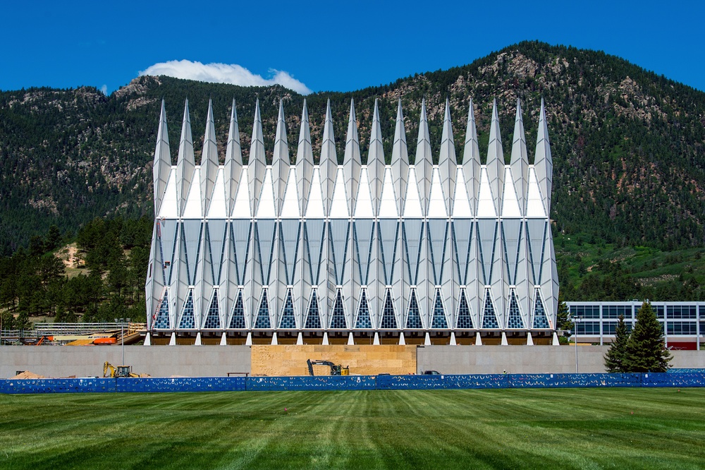 U.S. Air Force Academy Cadet Chapel Renovations Progress June 2020