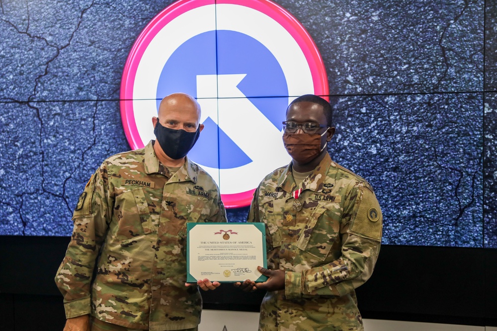 Maj. Manso Award Presentation