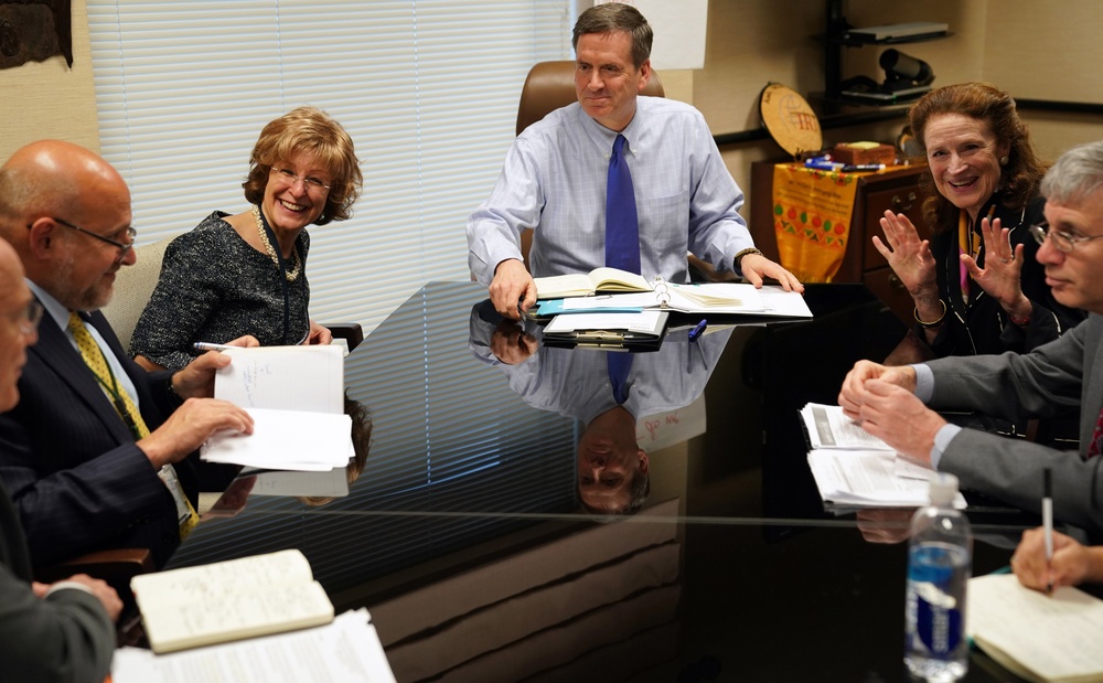 USAID Administrator and Deputy Administrator met with UNICEF