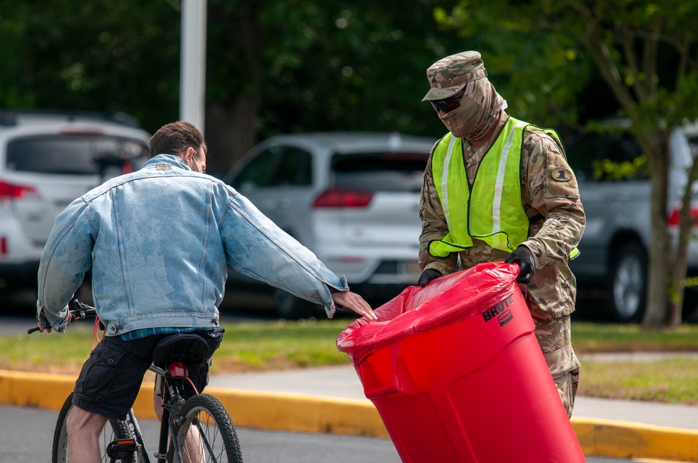 Delaware National Guard tests for COVID-19 at Rehoboth Beach