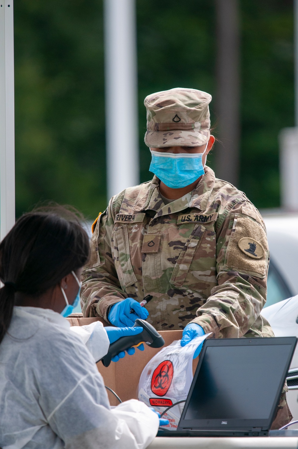 Delaware National Guard tests for COVID-19 at Rehoboth Beach