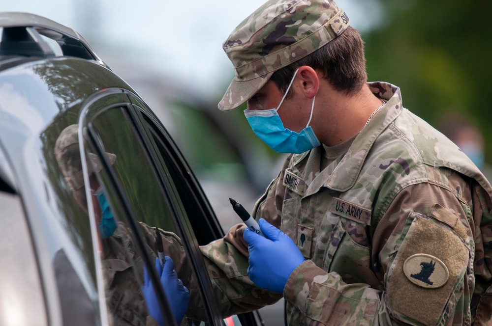 Delaware National Guard tests for COVID-19 at Rehoboth Beach